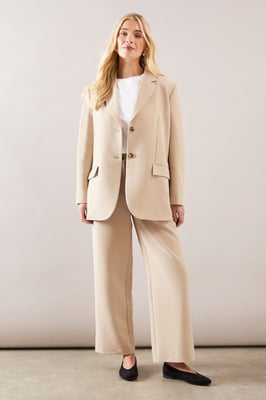 Petite Single Breasted Two Button Blazer