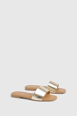 Wide Fit Minimal Mule Sandals