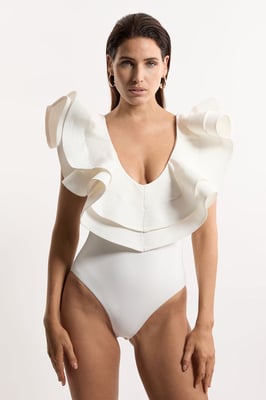 Drama Frill Swimsuit