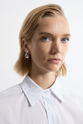 Tailored Cotton Button Through Shirt