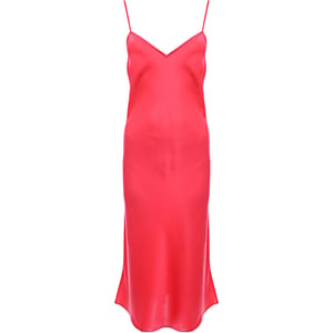 Eres Womens Colorama Ivresse Silk Satin Long Slip Dress In Pink