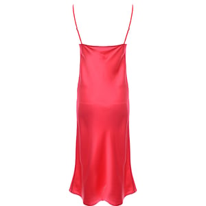 Eres Womens Colorama Ivresse Silk Satin Long Slip Dress In Pink