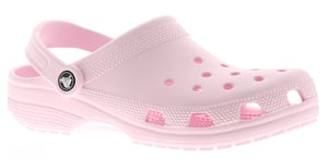 Crocs Junior Girls Clog Sandals Classic Slip On pink