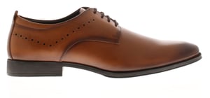 Bandwagon Mens Smart Shoes Formal Lace Realm Leather tan