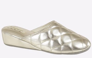 Dunlop Sybil Quilted Womens Mule Slippers