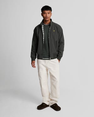 Lyle & Scott merkembleem Gunmetal grijs softshell jack