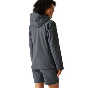 Regatta Womens/Ladies Birchdale II Waterproof Jacket (Black/Seal Grey)