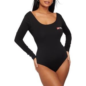 Diesel UFTK-BODY-LS-UW Womens Bodysuits Stretchable Cotton One Piece Bodysuit