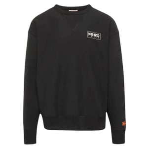 Kenzo Paris Outlined Logo Black Sweatshirt
