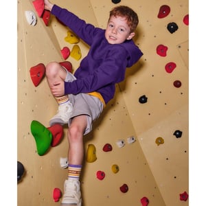 Russell Kinderen/Kinderen Hoodie (Fles groen)
