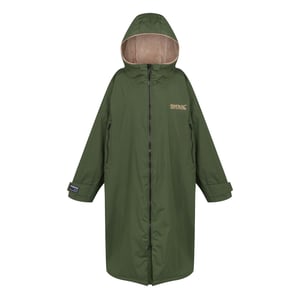 Regatta Unisex vuxen vattentät fleecefodrad skötrock (Mörk kaki)