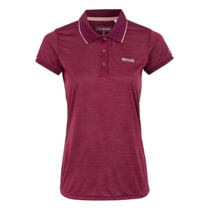 Regatta Dames/dames Remex II Polo Hals T-Shirt (Beaujolais)