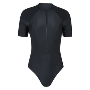 Mountain Warehouse Dam Surfer Kortärmad Etykettbikini (Svart)