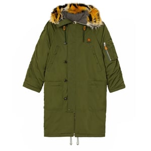 Kenzo Padded Parka Dark Khaki Green Jacka