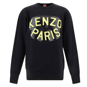 Kenzo Paris svart tröja med stor logotyp