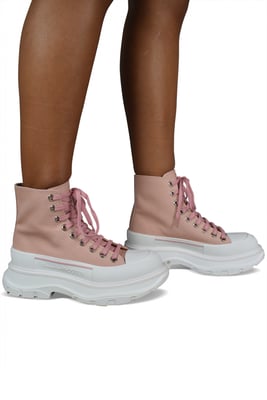 Alexander McQueen sneakers Tread glad roze