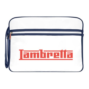 Lambretta Unisex Volwassen Logo Cabinetas (Marineblauw/Wit)