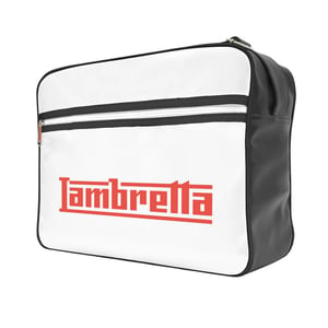 Lambretta Unisex Volwassen Logo Cabin Bag (Zwart/Wit)