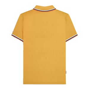 Lambretta Mens SS25 Triple Tipped Polo Shirt (Gold)