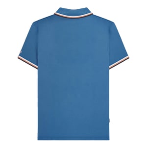 Lambretta Mens SS25 Triple Tipped Big & Tall Polo Shirt (Dark Blue/White/Cork/Navy)