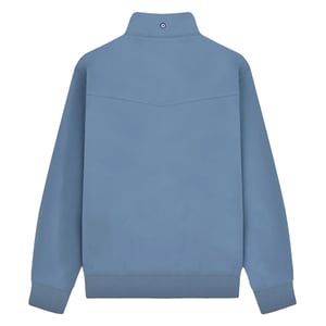 Lambretta Mens Shower Resistant Harrington Jacket (Mid Blue)