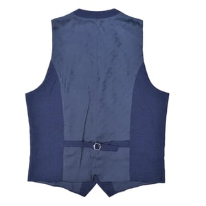 Lambretta Heren Spencer Geruite Gilet (Marineblauw)