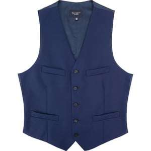 Hackett London Mens Plain Weave M WC in Bright Navy