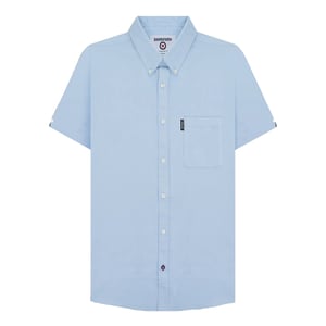Lambretta Mens SS25 Oxford Shirt (Sky Blue)
