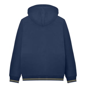Lambretta Mens AW24 Full Zip Hoodie (Navy/Khaki Green)