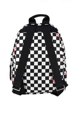 Palm Angels Checkerboard Ryggsäck Vit