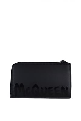 Alexander McQueen Kaarthouder Zwart