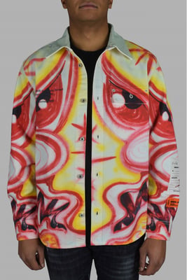 Heron Preston Veelkleurig spijkerjack Veelkleurig