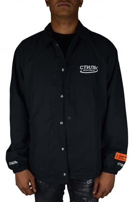 Heron Preston jas zwart