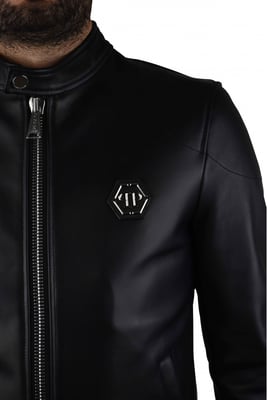 Philipp Plein Bikerjack Zwart