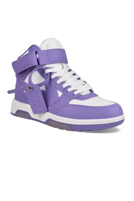 Off-White Out of Office Mid Sneakers Paars