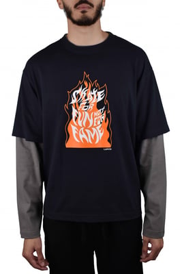 Lanvin T-shirt Blauw