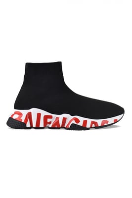 Balenciaga Sneakers Speed ​​LT Graffiti Zwart