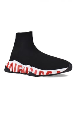Balenciaga Sneakers Speed ​​LT Graffiti Zwart
