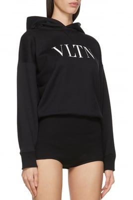 Valentino Garavani Hooded bodysuit Svart