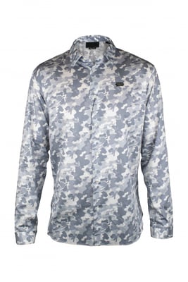 Philipp Plein Overhemd Grijs