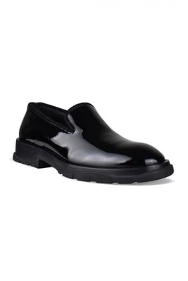 Alexander McQueen instaploafers met loopvlak zwart