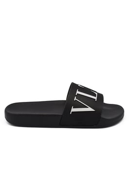 Valentino Garavani VLTN-slippers Zwart