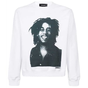 Dsquared2 Bob Marley Cool Fit White Sweatshirt