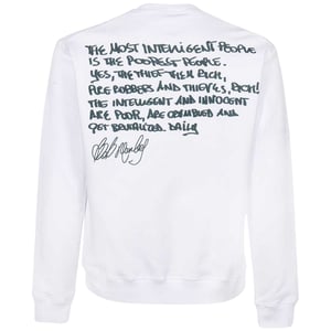 Dsquared2 Bob Marley Cool Fit White Sweatshirt
