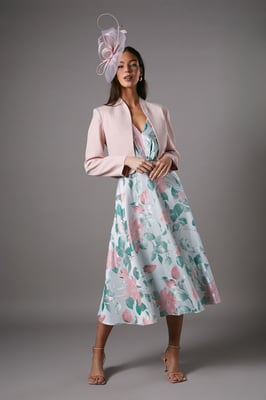 Bow Back Long Sleeve Jacket