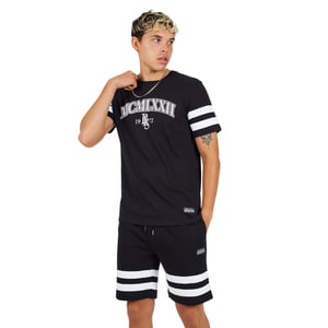 Black T-Shirt & Short Co-Ord Set