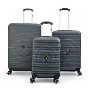 Robuuste ABS harde schaal zwarte 8 wielen bagage reiskoffer