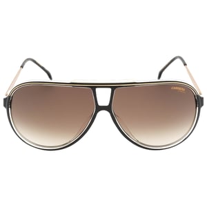 Carrera Brown Gradient Lens Black Detail Gold Sunglasses