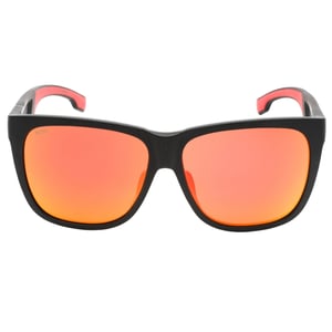 Hugo Boss rode meerlaagse lens zwarte zonnebril