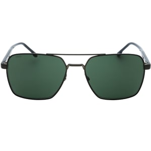 Hugo Boss groene lens mat ruthenium zwarte zonnebril